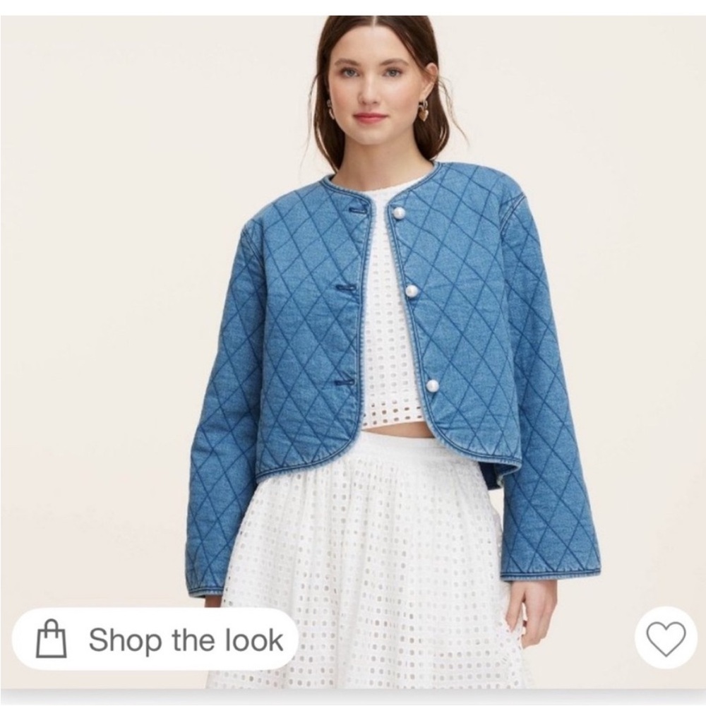 Kate Spade for Target Quilted Denim Jacket
